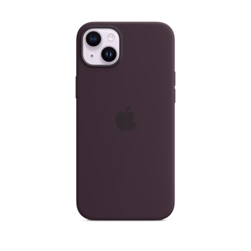 iPhone 14 Plus Silicone Case with MagSafe — Elderberry