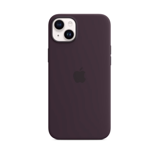 iPhone 14 Plus Silicone Case with MagSafe — Elderberry