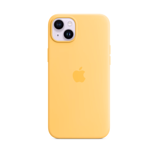 iPhone 14 Plus Silicone Case with MagSafe — Sunglow