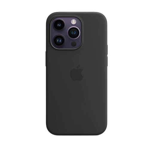 iPhone 14 Pro Silicone Case — Midnight