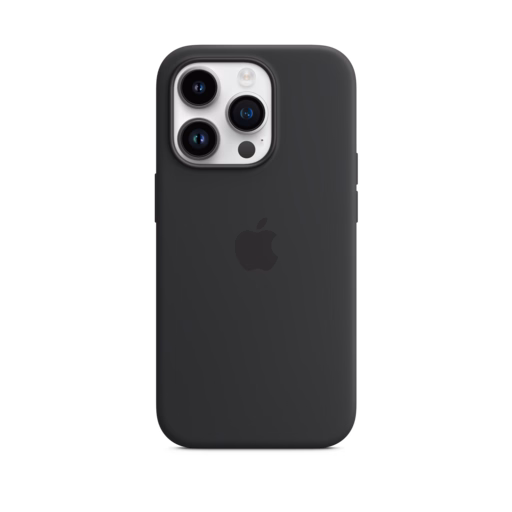 iPhone 14 Pro Silicone Case with MagSafe — Midnight