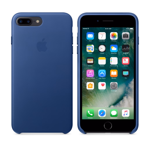 iPhone 7 Plus Leather Case — Sapphire