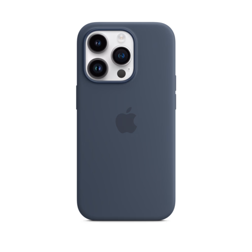 iPhone 14 Pro Silicone Case with MagSafe — Storm Blue