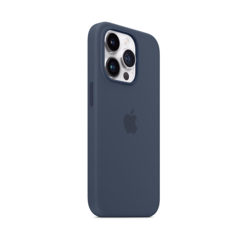 iPhone 14 Pro Silicone Case with MagSafe — Storm Blue