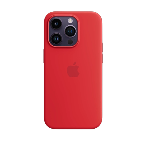 iPhone 14 Pro Silicone Case — (PRODUCT)RED