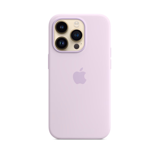 iPhone 14 Pro Silicone Case with MagSafe — Lilac
