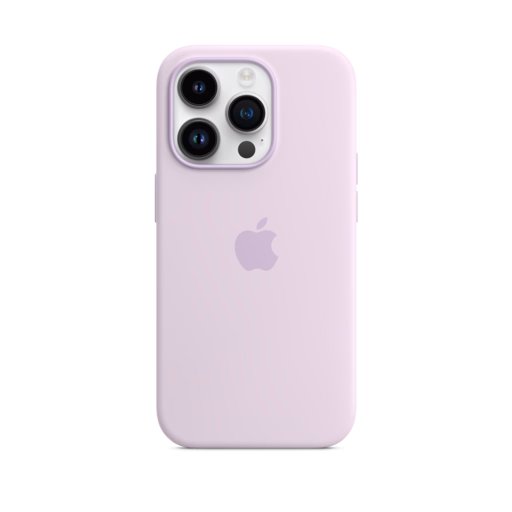 iPhone 14 Pro Silicone Case with MagSafe — Lilac