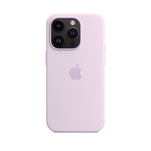 iPhone 14 Pro Silicone Case with MagSafe — Lilac