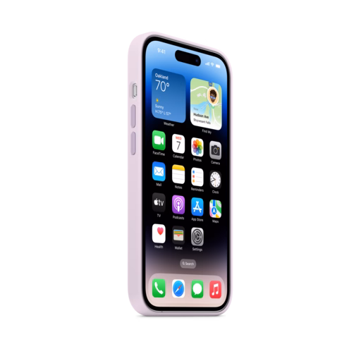 iPhone 14 Pro Silicone Case with MagSafe — Lilac