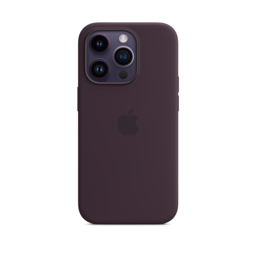 iPhone 14 Pro Silicone Case — Elderberry