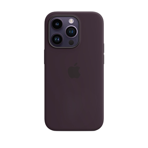 iPhone 14 Pro Silicone Case — Elderberry