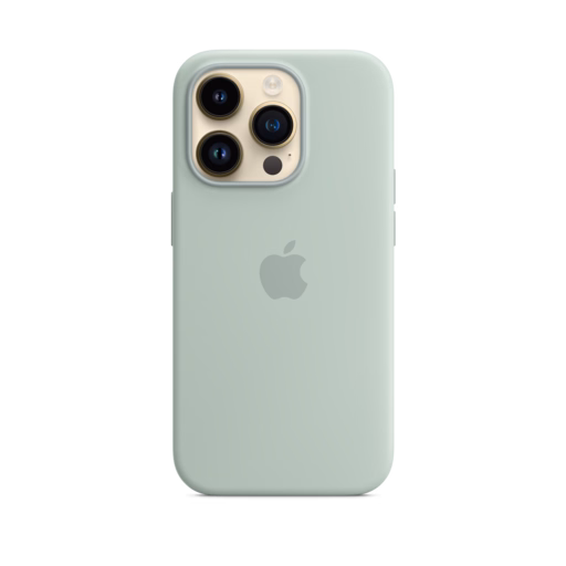 iPhone 14 Pro Silicone Case with MagSafe — Succulent