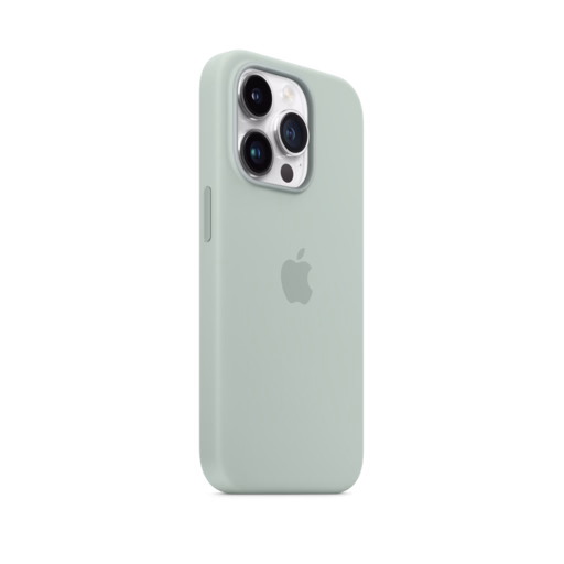 iPhone 14 Pro Silicone Case with MagSafe — Succulent