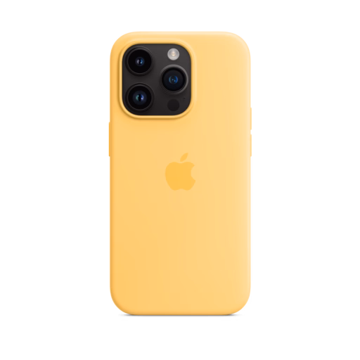iPhone 14 Pro Silicone Case with MagSafe — Sunglow