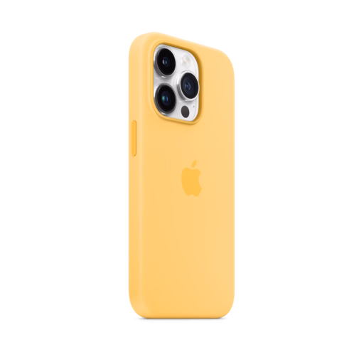 iPhone 14 Pro Silicone Case with MagSafe — Sunglow