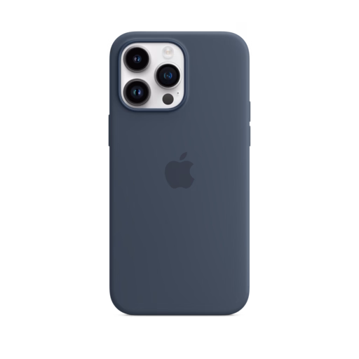 iPhone 14 Pro Max Silicone Case with MagSafe — Storm Blue