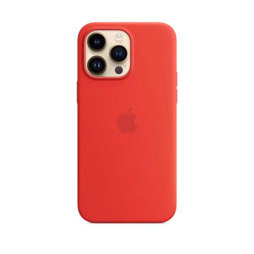 iPhone 14 Pro Max Silicone Case with MagSafe — (PRODUCT)RED