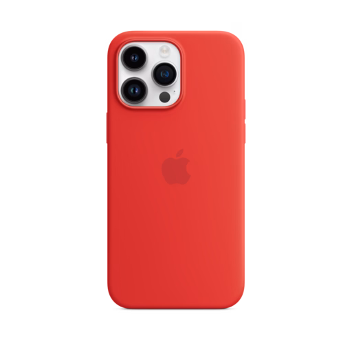 iPhone 14 Pro Max Silicone Case with MagSafe — (PRODUCT)RED