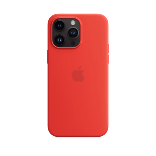 iPhone 14 Pro Max Silicone Case with MagSafe — (PRODUCT)RED