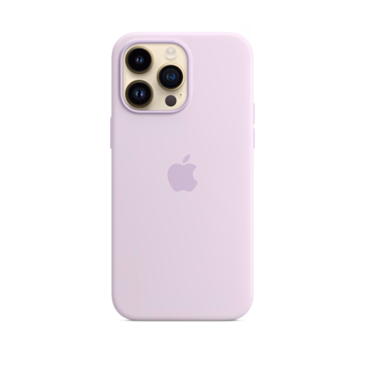 iPhone 14 Pro Max Silicone Case with MagSafe — Lilac