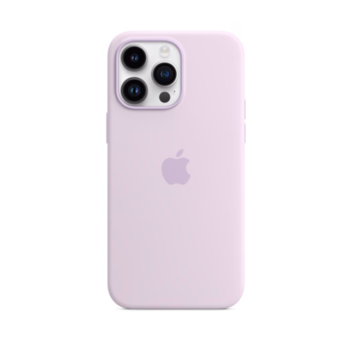iPhone 14 Pro Max Silicone Case with MagSafe — Lilac