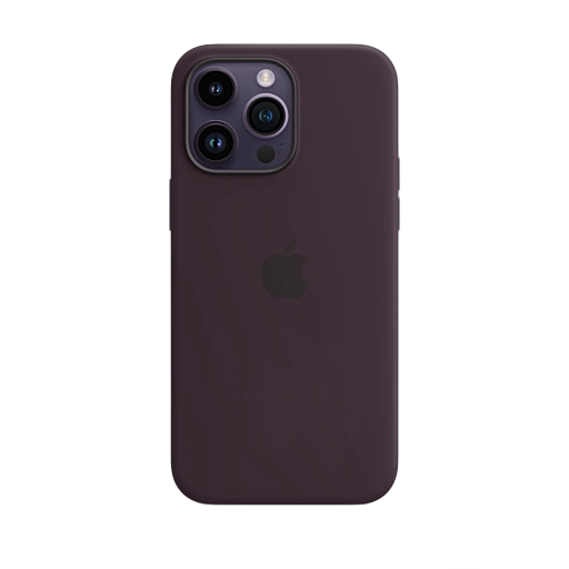 iPhone 14 Pro Max Silicone Case — Elderberry