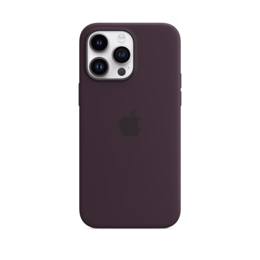 iPhone 14 Pro Max Silicone Case with MagSafe — Elderberry