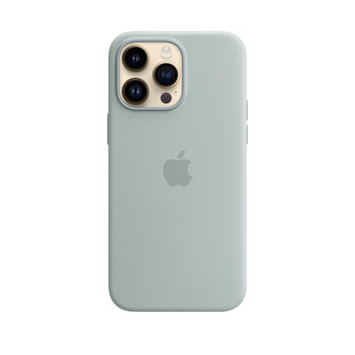 iPhone 14 Pro Max Silicone Case with MagSafe — Succulent
