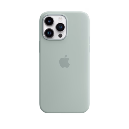 iPhone 14 Pro Max Silicone Case with MagSafe — Succulent