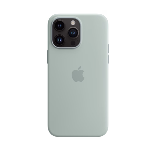 iPhone 14 Pro Max Silicone Case with MagSafe — Succulent