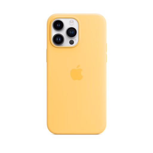 iPhone 14 Pro Max Silicone Case with MagSafe — Sunglow