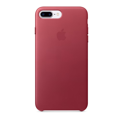 iPhone 7-8 Plus Leather Case — Berry