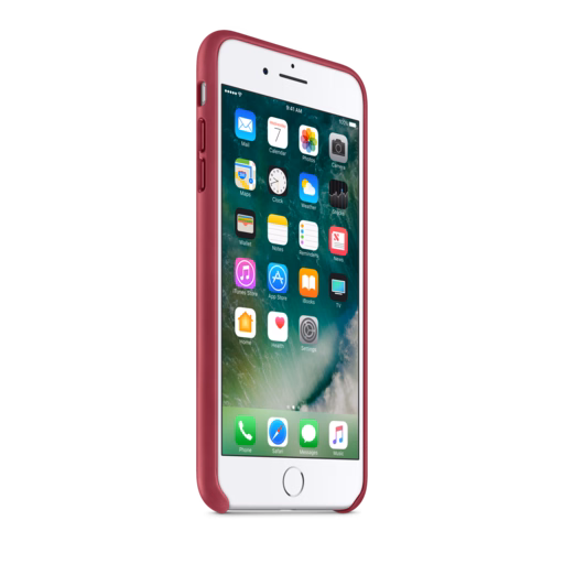iPhone 7 Plus Leather Case — Berry