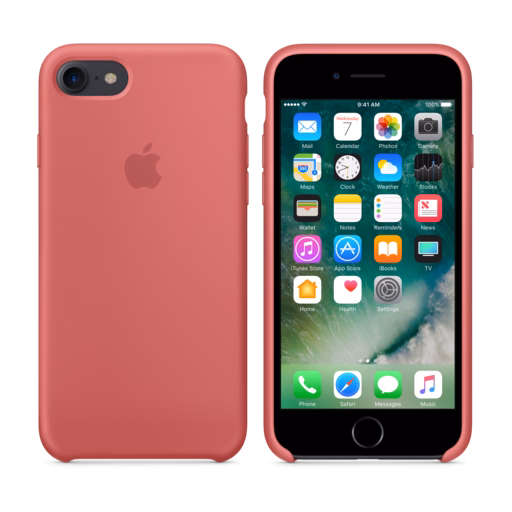 iPhone 7 Silicone Case — Camellia