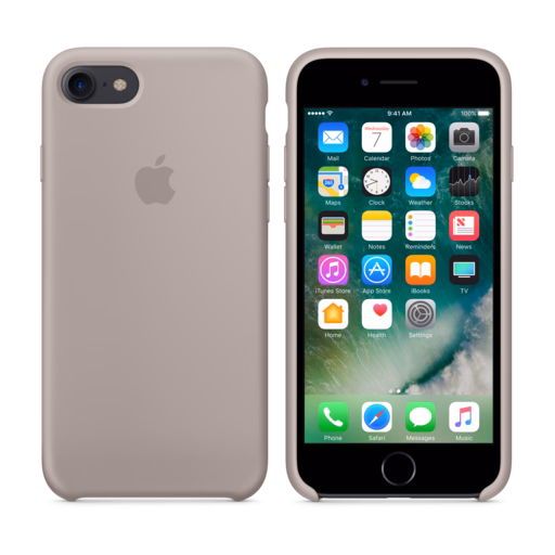 iPhone 7 Silicone Case — Pebble