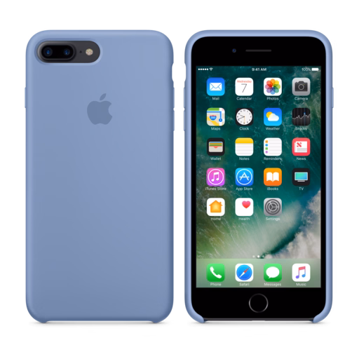 iPhone 7 Plus Silicone Case — Azure