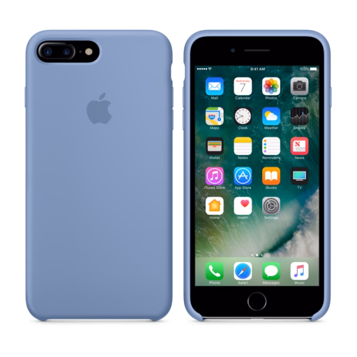 iPhone 7 Plus Silicone Case — Azure