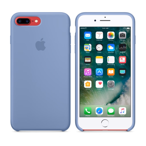 iPhone 7 Plus Silicone Case — Azure