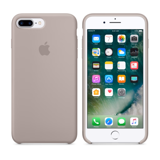 iPhone 7 Plus Silicone Case — Pebble