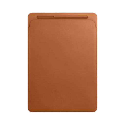 iPad Pro 12.9 1-2 Leather Sleeve — Saddle Brown