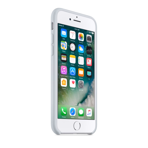 iPhone 7 Silicone Case — Mist Blue
