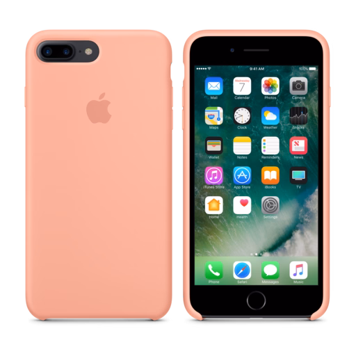 iPhone 7 Plus Silicone Case — Flamingo