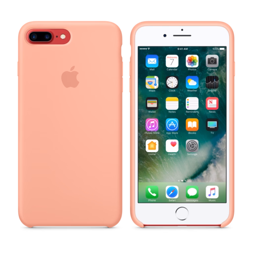 iPhone 7 Plus Silicone Case — Flamingo