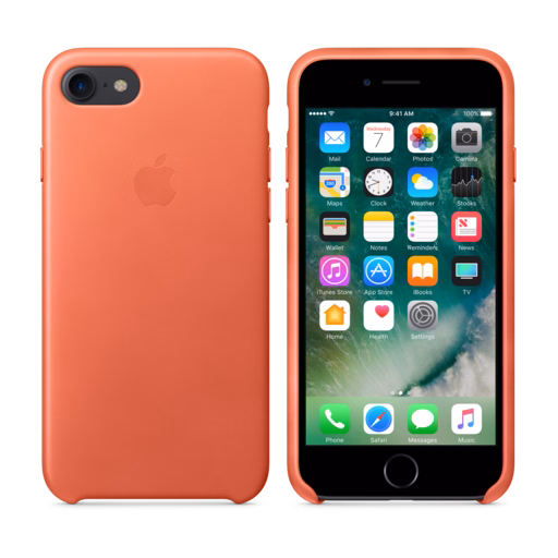 iPhone 7 Leather Case — Geranium