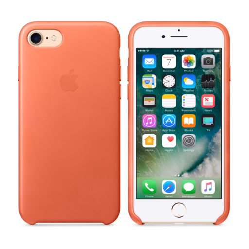 iPhone 7 Leather Case — Geranium