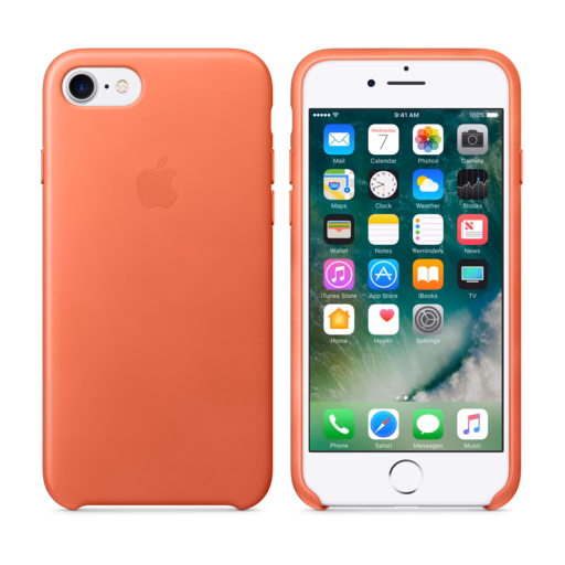 iPhone 7 Leather Case — Geranium