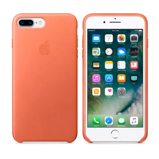 iPhone 7 Plus Leather Case — Geranium