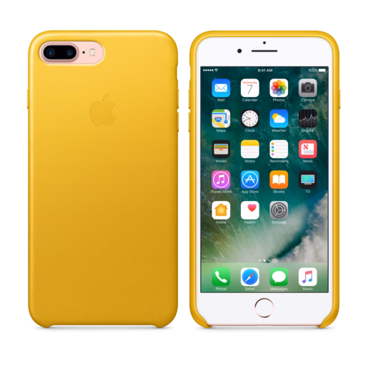 iPhone 7 Plus Leather Case — Sunflower