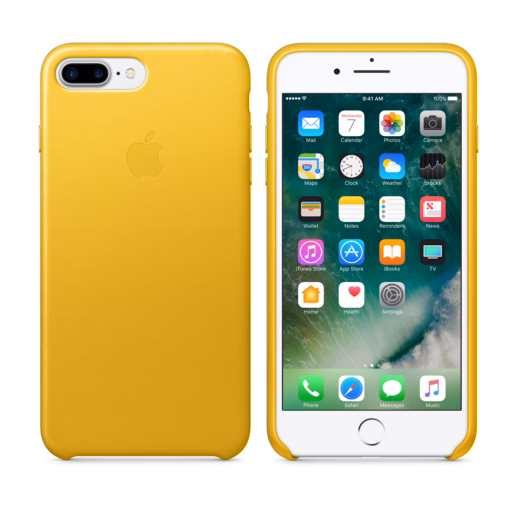 iPhone 7 Plus Leather Case — Sunflower