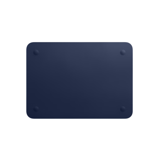 Leather Sleeve for 12″ MacBook — Midnight Blue